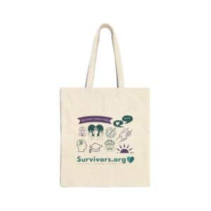 Survivors.org Community, Education, & Resources Tote Bag