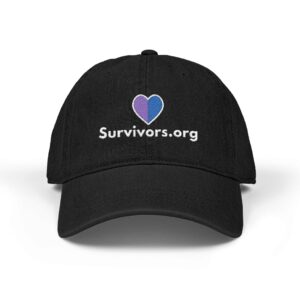 Survivors.org Denim Embroidered Hat